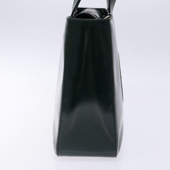 GUCCI Hand Bag Enamel Green Silver - Picture 5 of 16